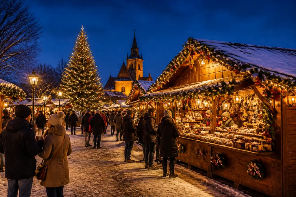 Marche de noel magique en essonne